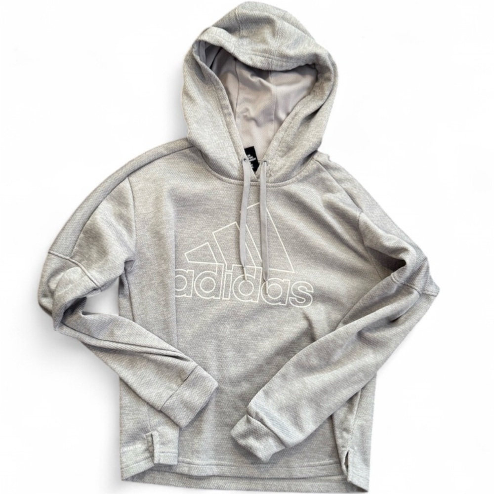 adidas Gray Kids Hoodie
